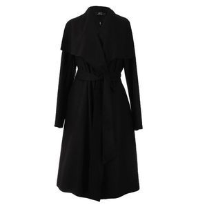 Wool Blend Trench Coat